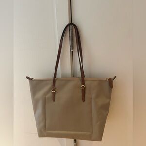 Ralph Lauren Keaton Tan Small Tote. New with tags